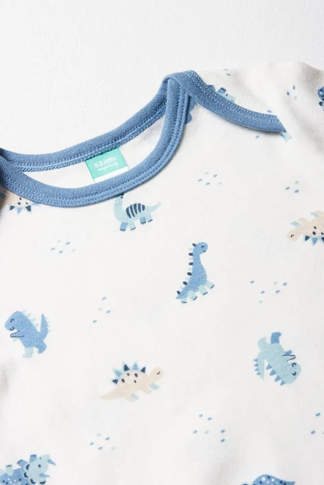 3 Pack Babygrows Blue