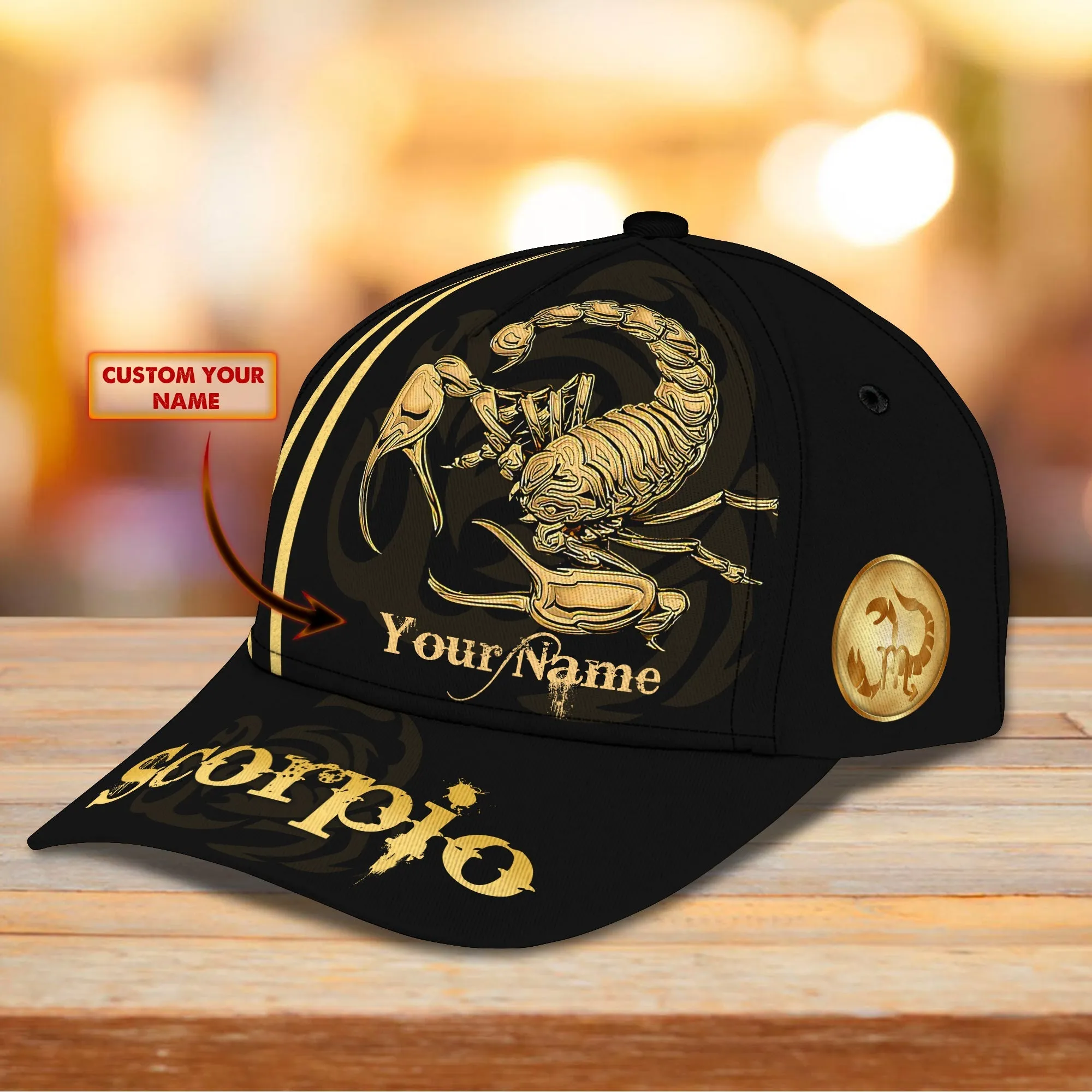 3D Classic Cap Aascorpio Personalized Name Cap Namashops