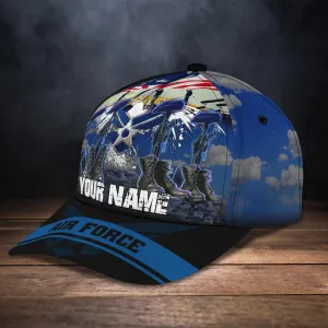 3D Classic Cap Air Force Personalized Name Cap Namashops