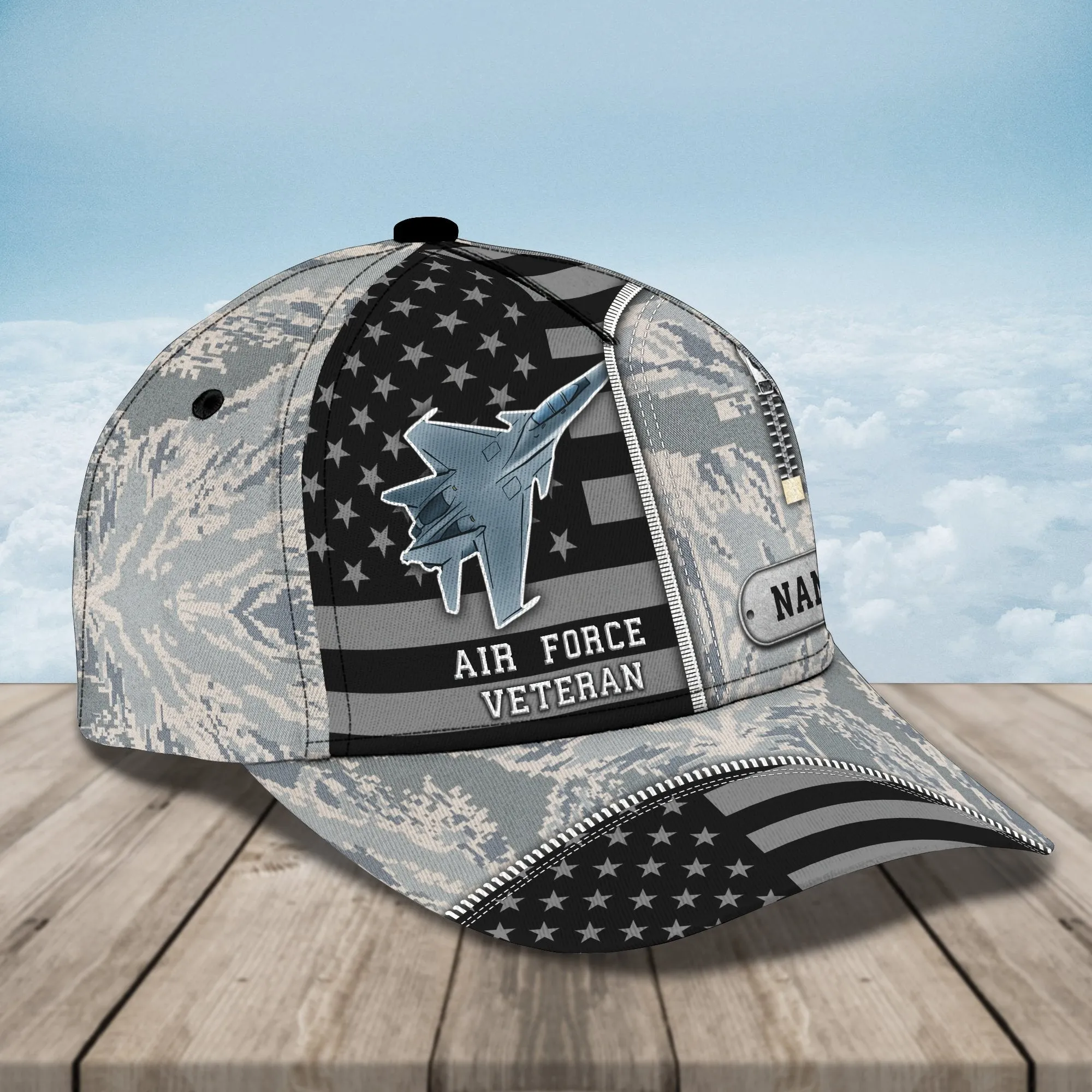 3D Classic Cap Air Force Veteran Personalized Name Cap 322 Namashops