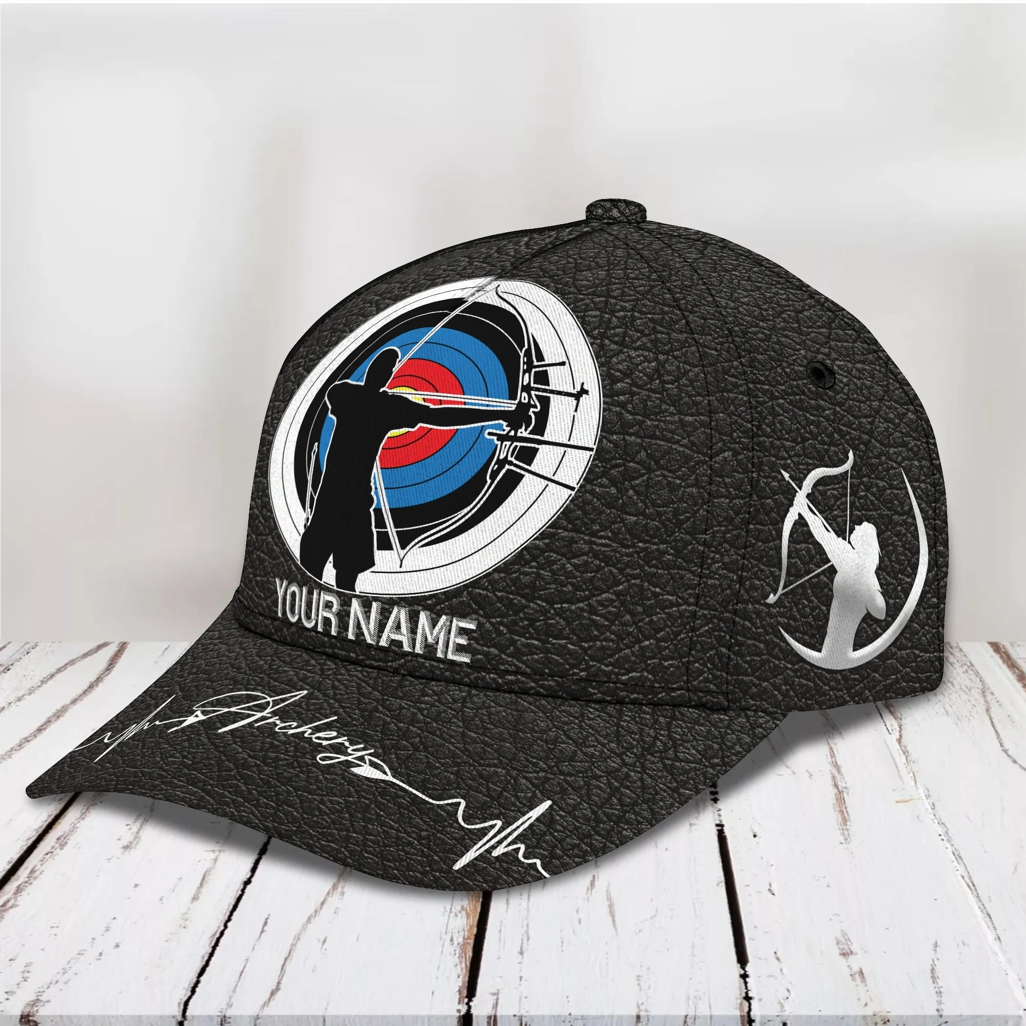 3D Classic Cap Archery 03 Personalized Name Cap Namashops