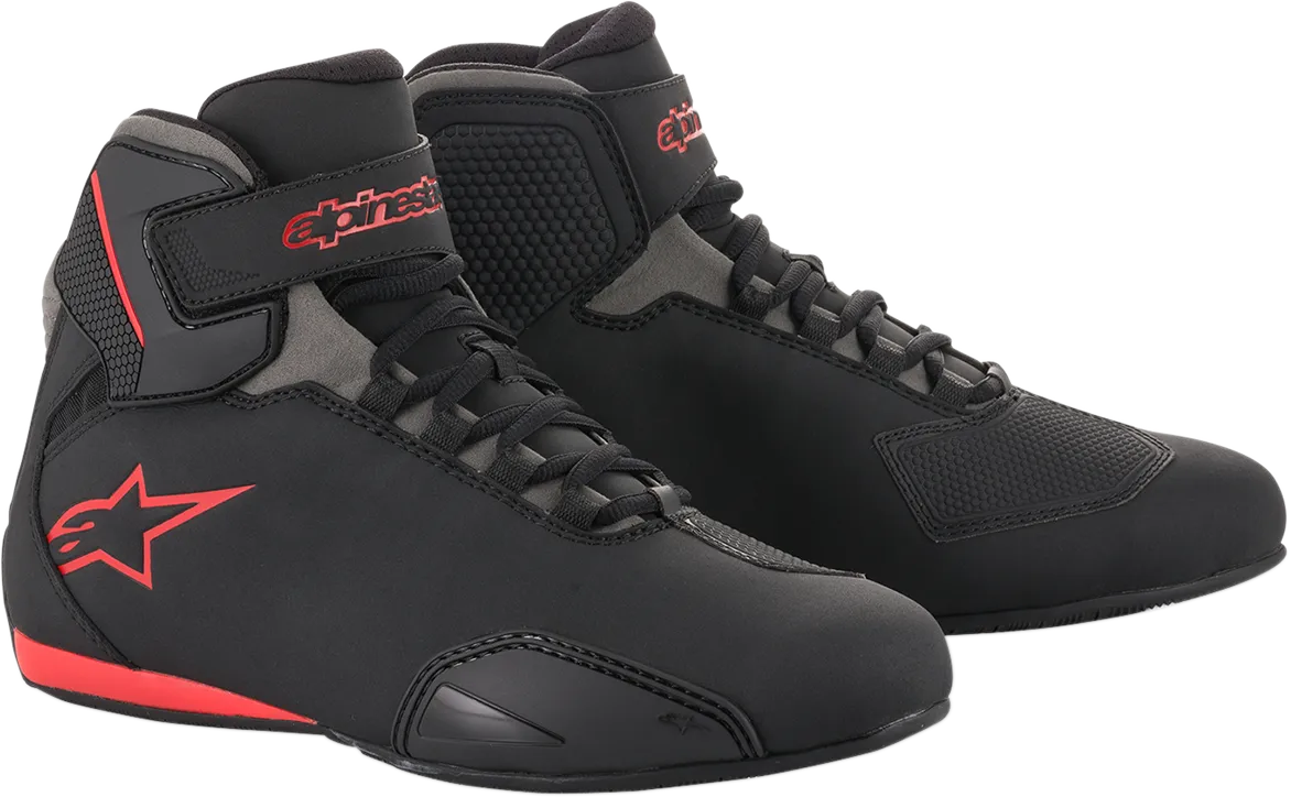 ALPINESTARS Sektor Shoes - Black/Gray/Red - US 10.5 2515518131105
