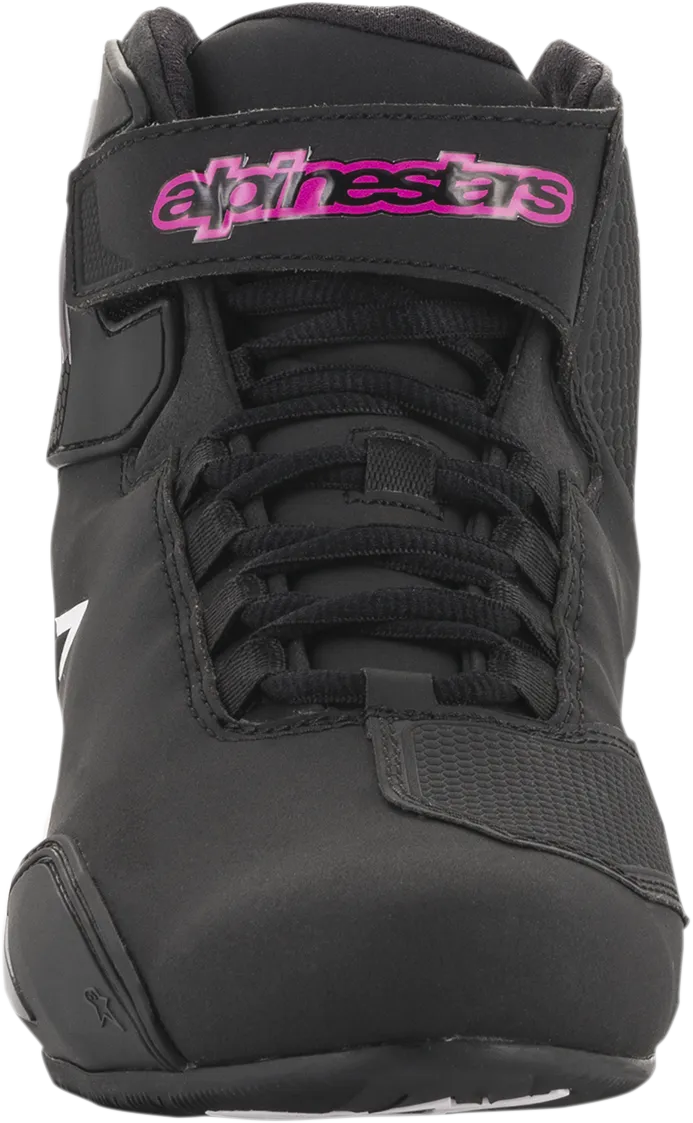 ALPINESTARS Women's Sektor Shoes - Black/Pink - US 5 251571910395