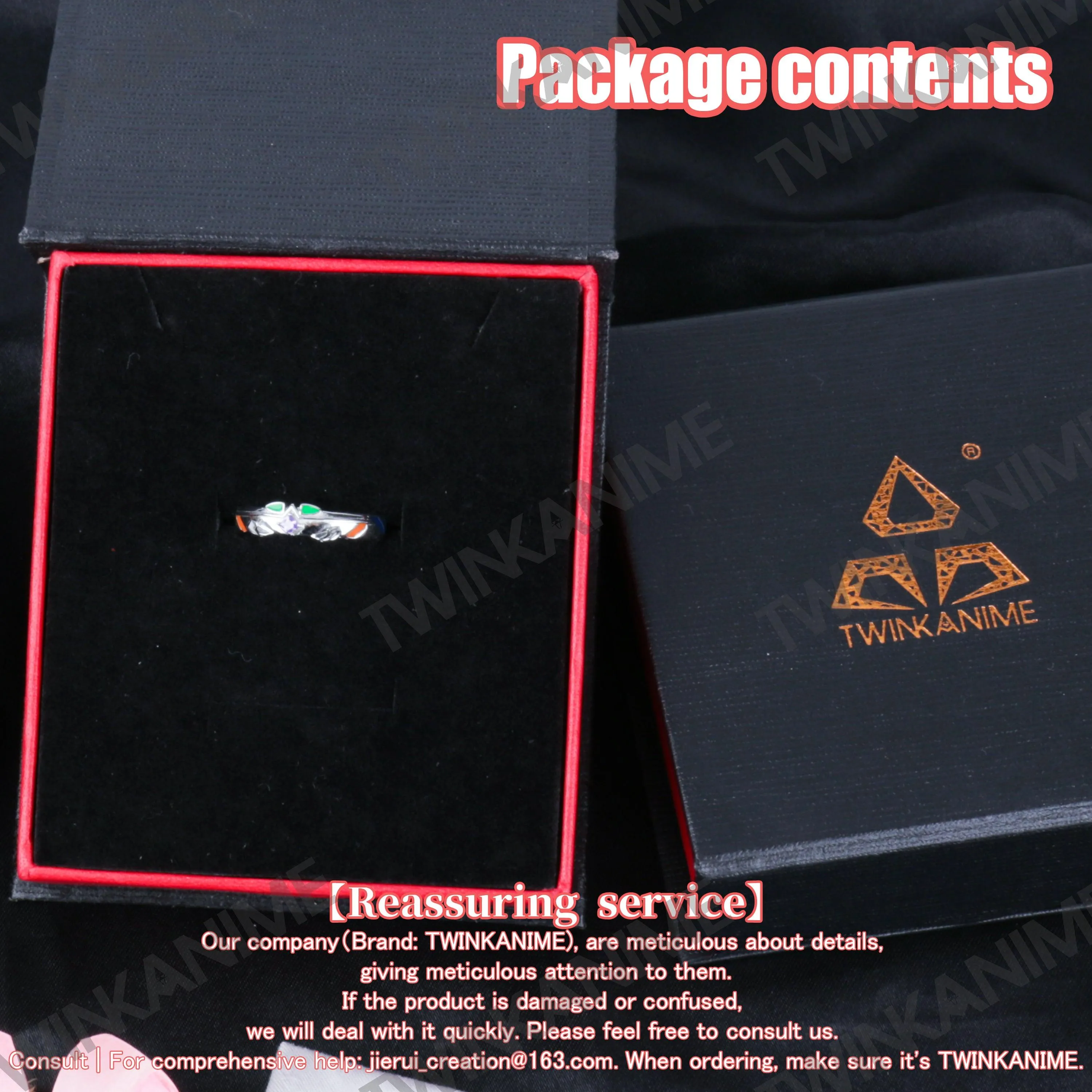Anime EVA Ayanami Rei S925 Adjustable Ring