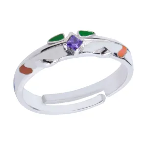Anime EVA Ayanami Rei S925 Adjustable Ring