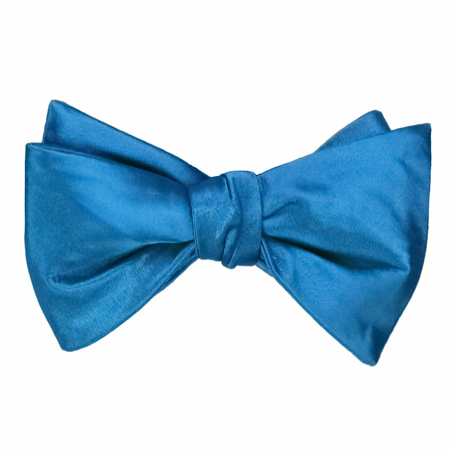 Azure Blue Self-Tie Bow Tie