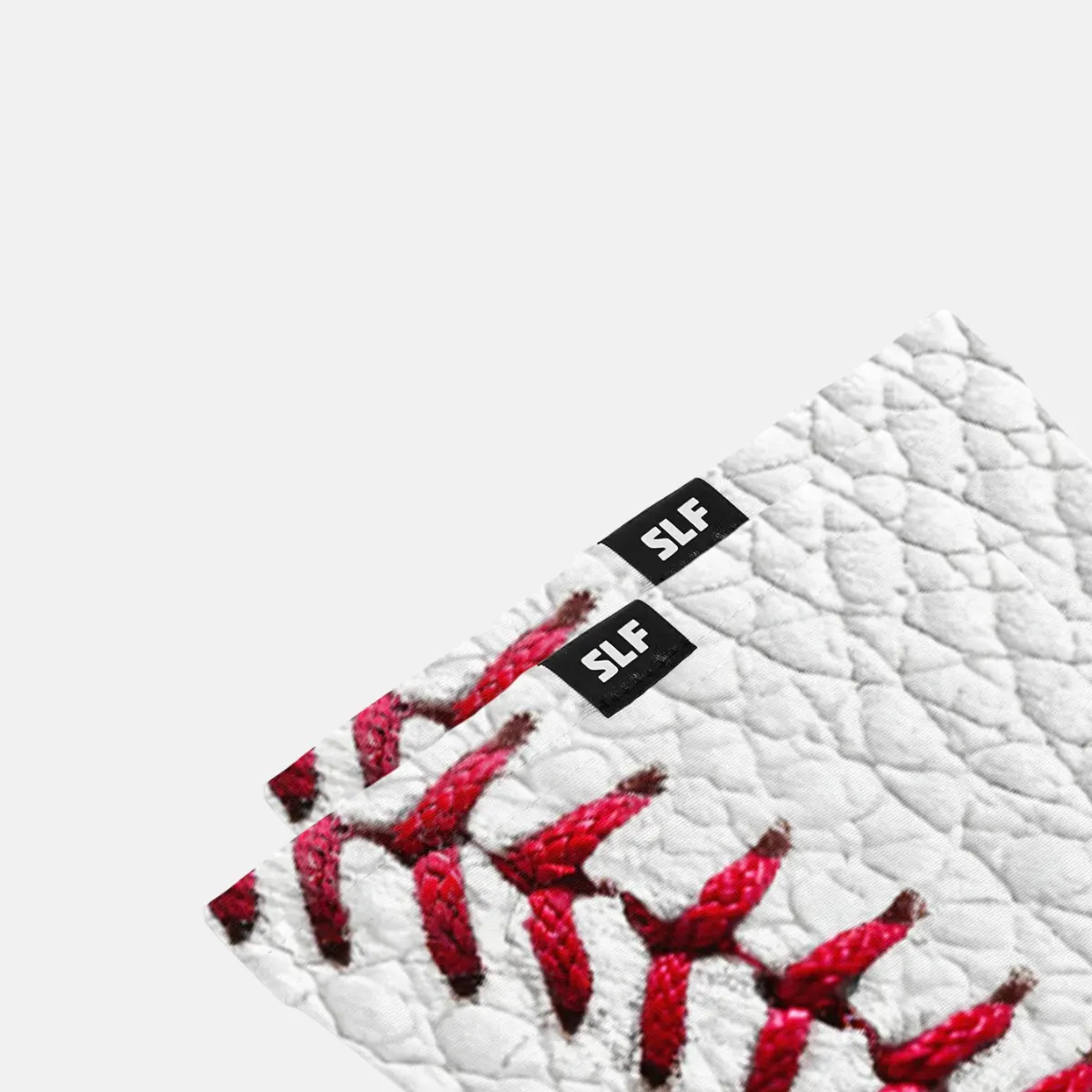 Baseball Lace White Leather UV Arm Sleeves (pair)
