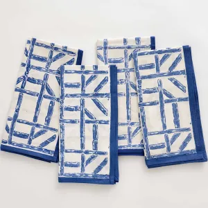 Blue Bamboo Napkin | Set of 4