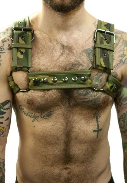 Camo Bulldog Half Harness
