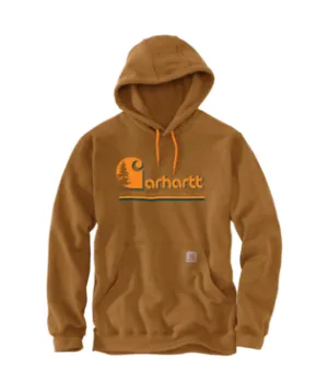 Carhartt Mens Carhartt Brown Midweight Loosefit Tree Graphic Sweatshirt