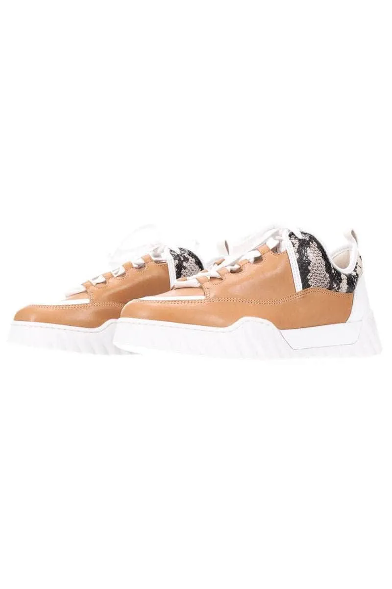 Carla Sneaker Tan/White