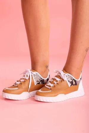 Carla Sneaker Tan/White