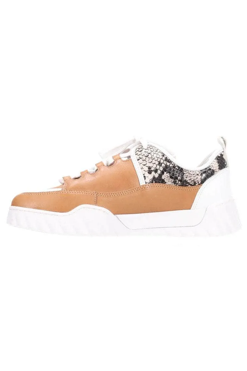 Carla Sneaker Tan/White