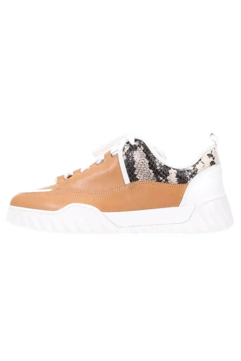 Carla Sneaker Tan/White