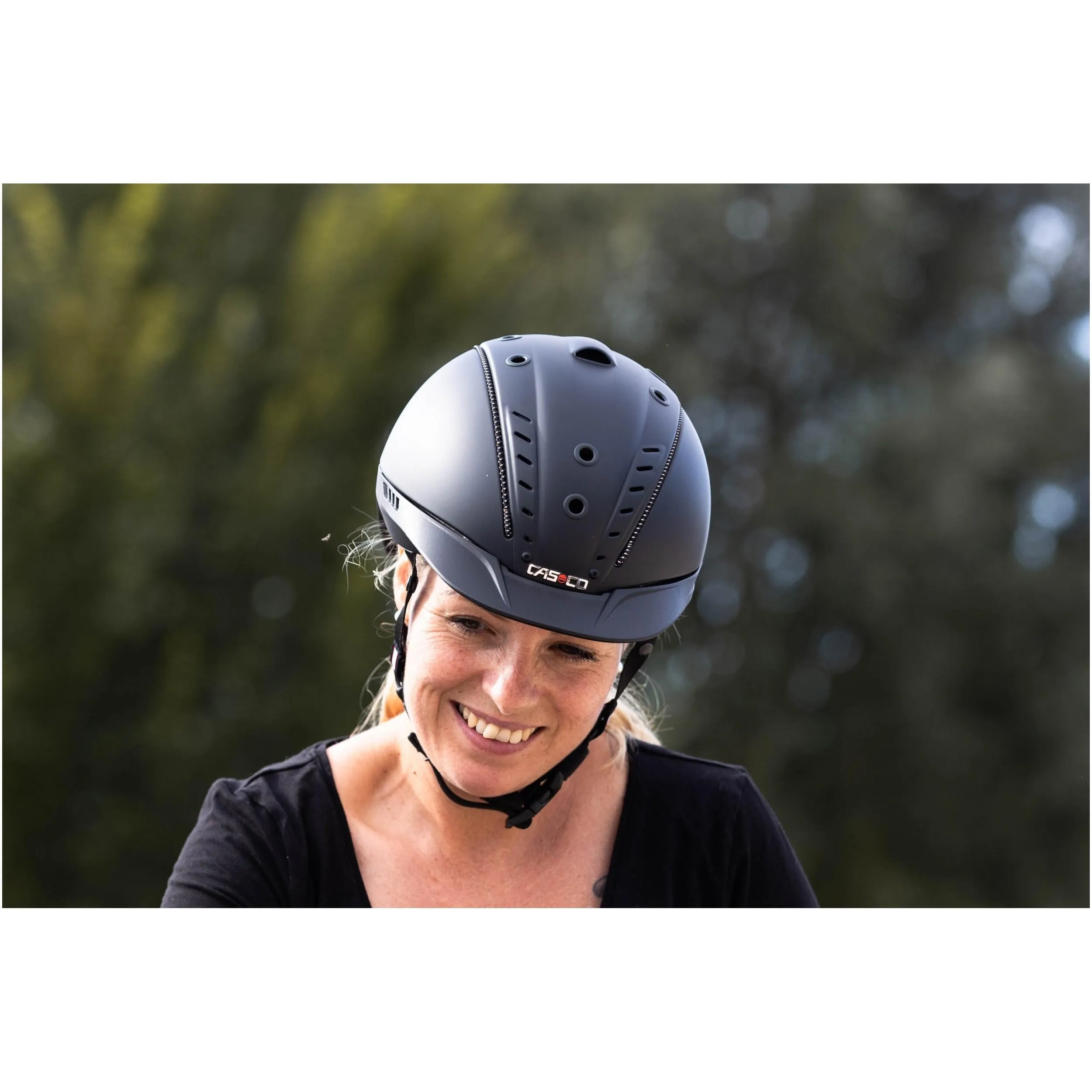 Casco riding helmet, black