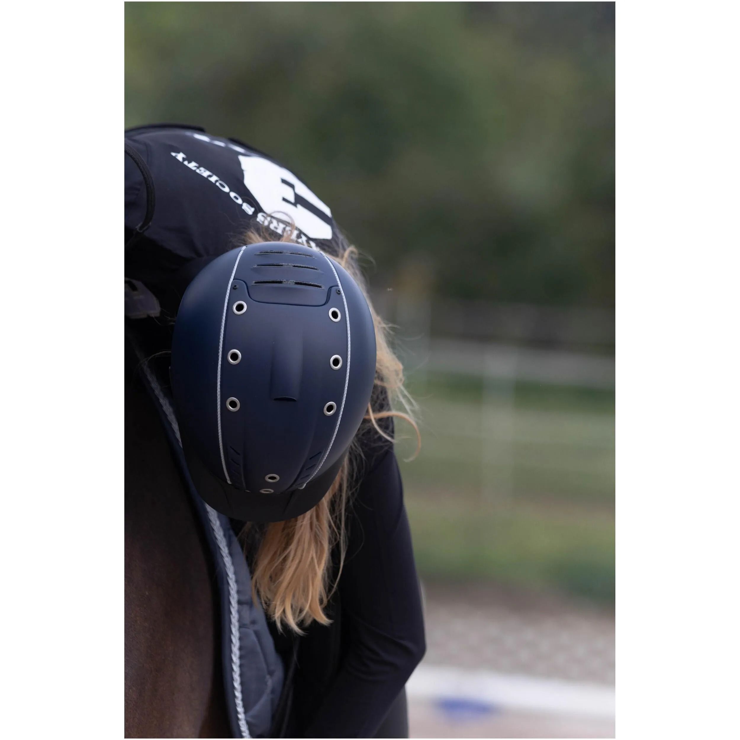 Casco riding helmet, dark blue
