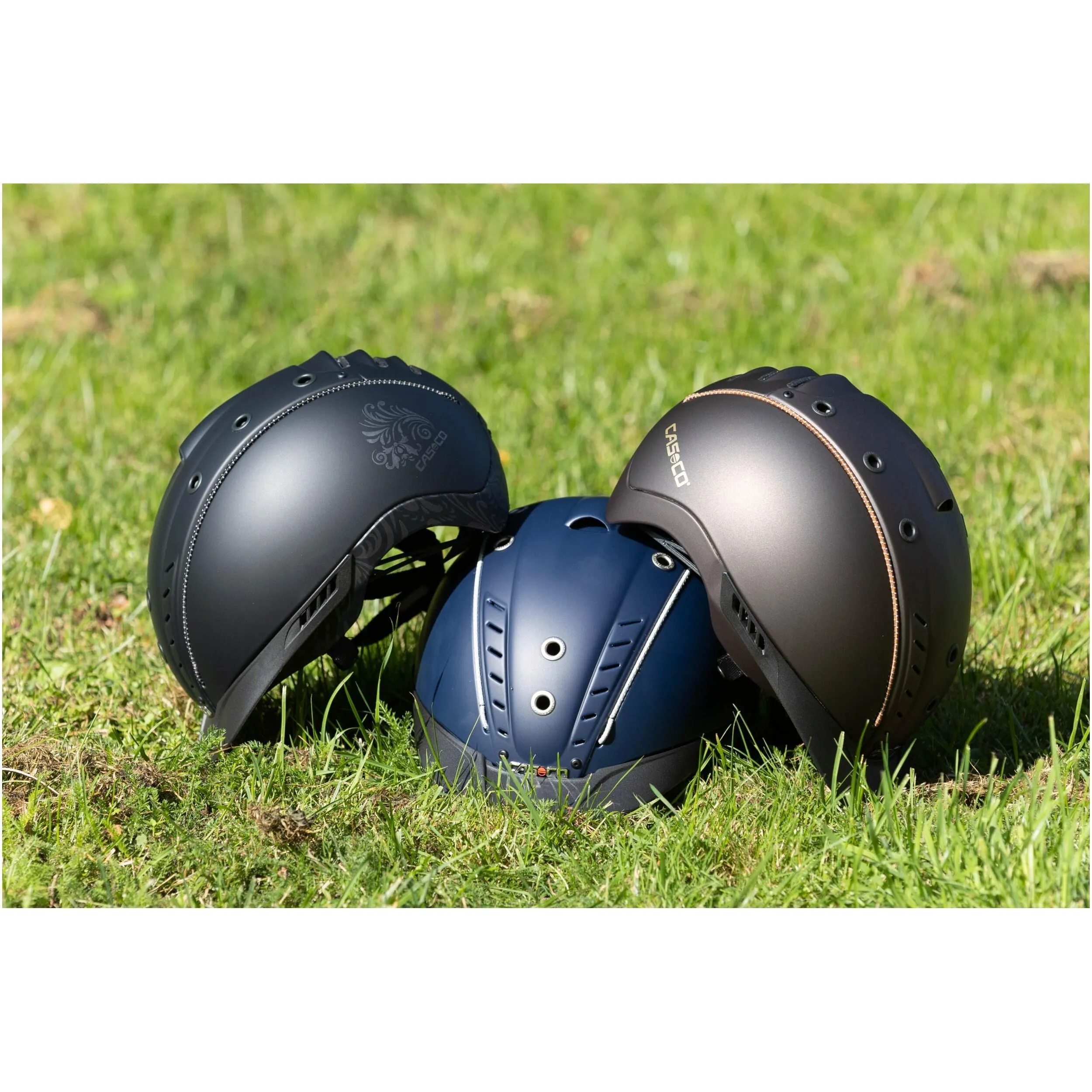 Casco riding helmet, dark blue