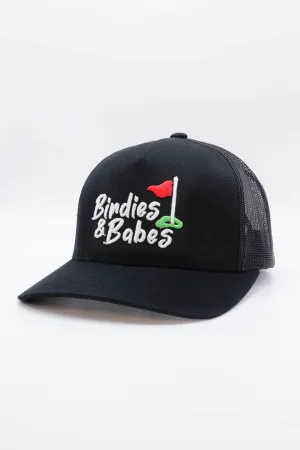Chick Chase Hat - Black Birdies & Babes Chick Chase Hat - Black Birdies & Babes