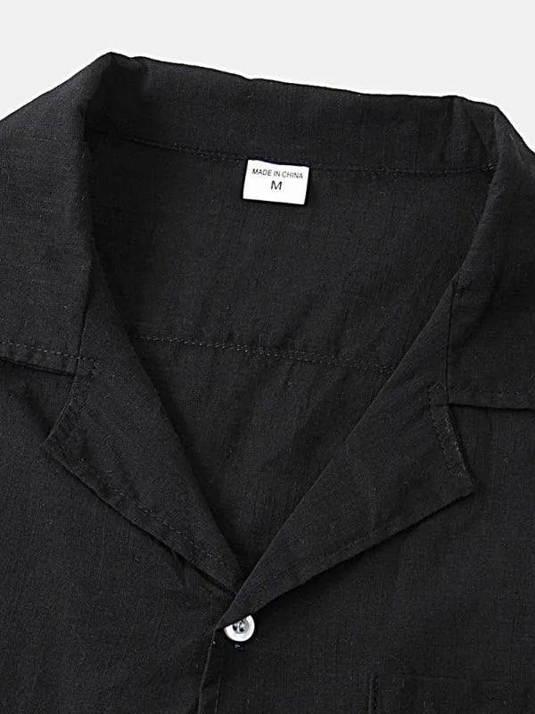 Contemporary Cotton-Linen Casual Outfit for Men by Jakoto