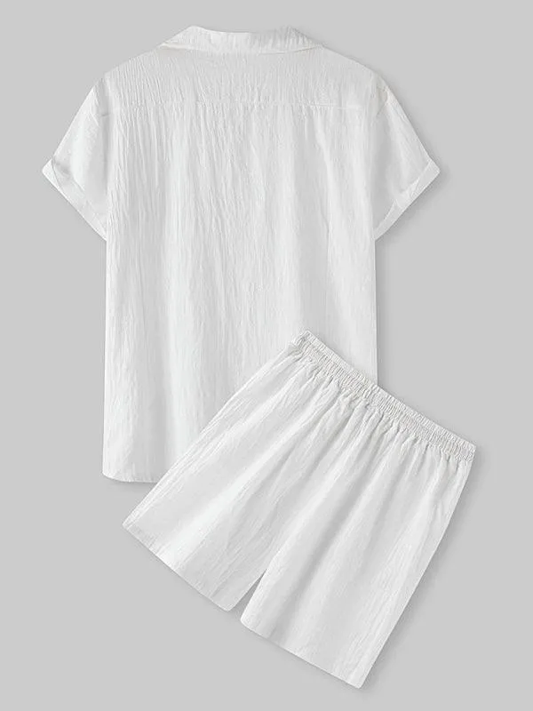 Contemporary Cotton-Linen Casual Outfit for Men by Jakoto