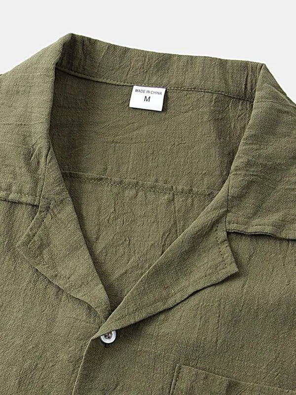 Contemporary Cotton-Linen Casual Outfit for Men by Jakoto