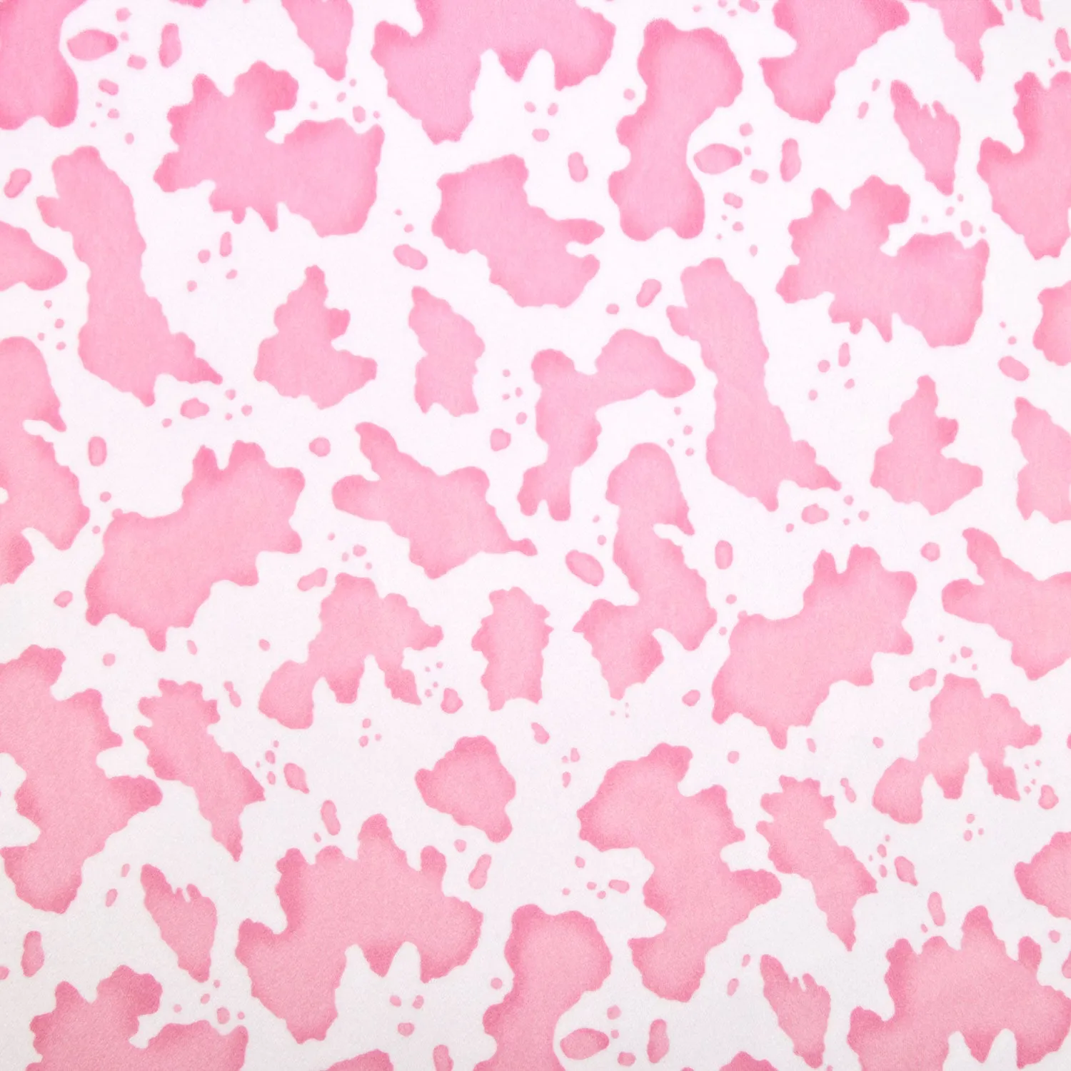 Cuddle® Prints - Cow Moo Bubblegum Digitally Printed Yardage