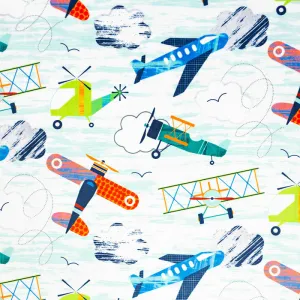 Cuddle® Prints - Fly With Me Aruba Digitally Printed Minky Yardage