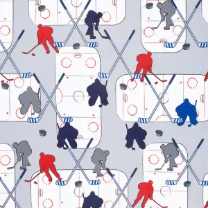 Cuddle® Prints - Hockey Cloud Digitally Printed Yardage