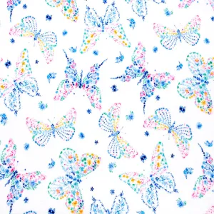 Cuddle® Prints - Mariposa Snow Digitally Printed Minky Yardage