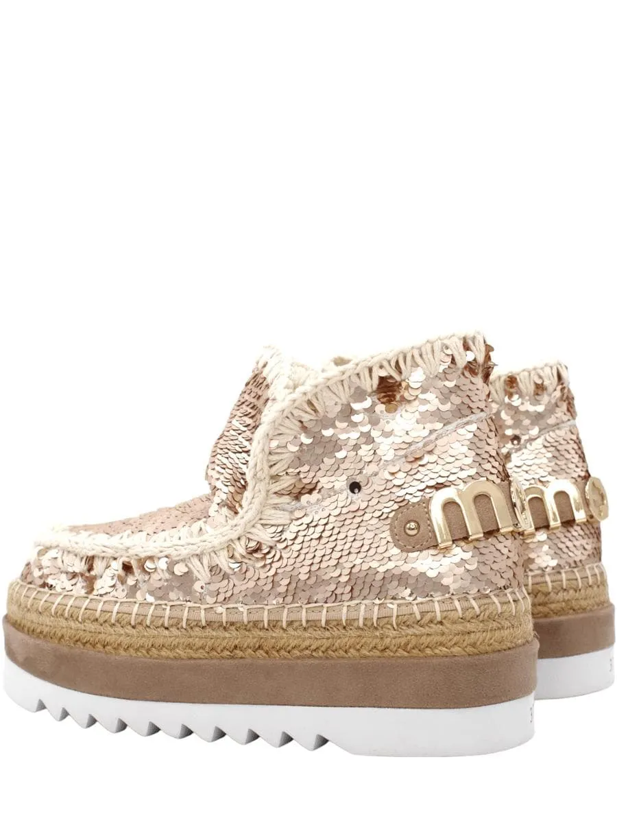 Eskimo jute eva all sequins
