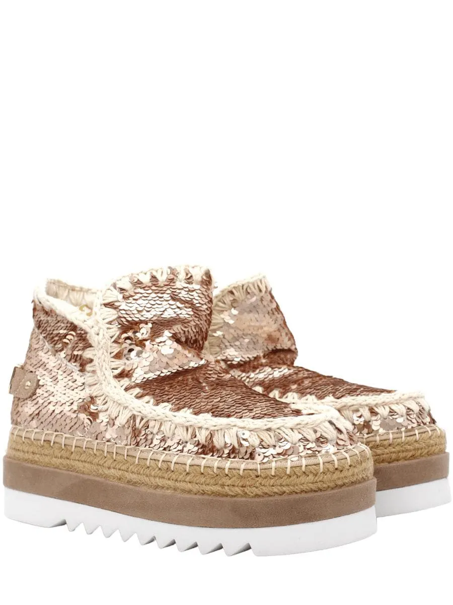 Eskimo jute eva all sequins
