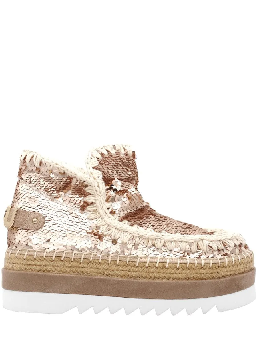 Eskimo jute eva all sequins