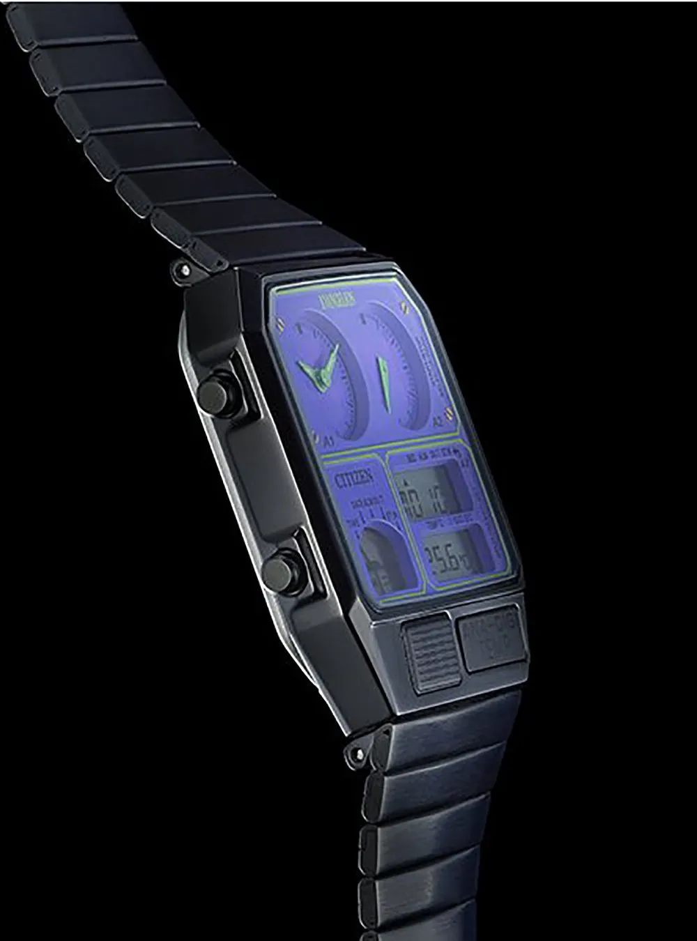EVANGELION × CITIZEN × RADIO EVA ANA-DIGI TEMP feat.RADIO EVA/EVA-01 LIMITED EDITION JAPAN MOV'T
