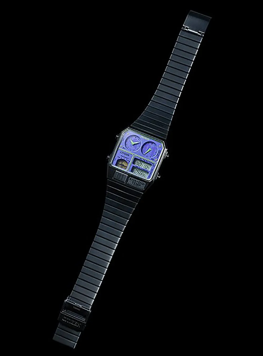 EVANGELION × CITIZEN × RADIO EVA ANA-DIGI TEMP feat.RADIO EVA/EVA-01 LIMITED EDITION JAPAN MOV'T