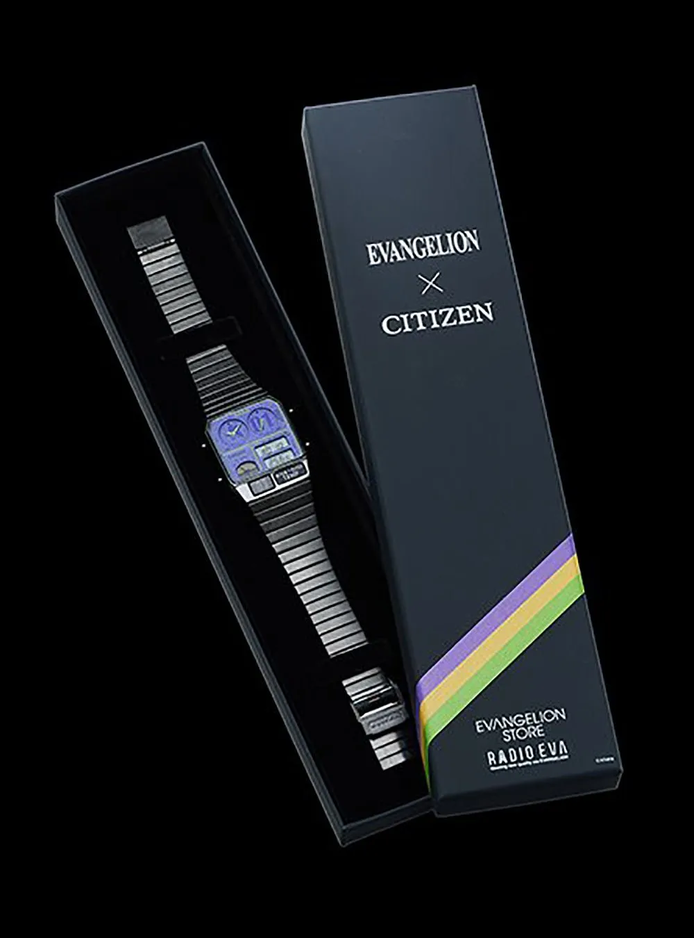 EVANGELION × CITIZEN × RADIO EVA ANA-DIGI TEMP feat.RADIO EVA/EVA-01 LIMITED EDITION JAPAN MOV'T