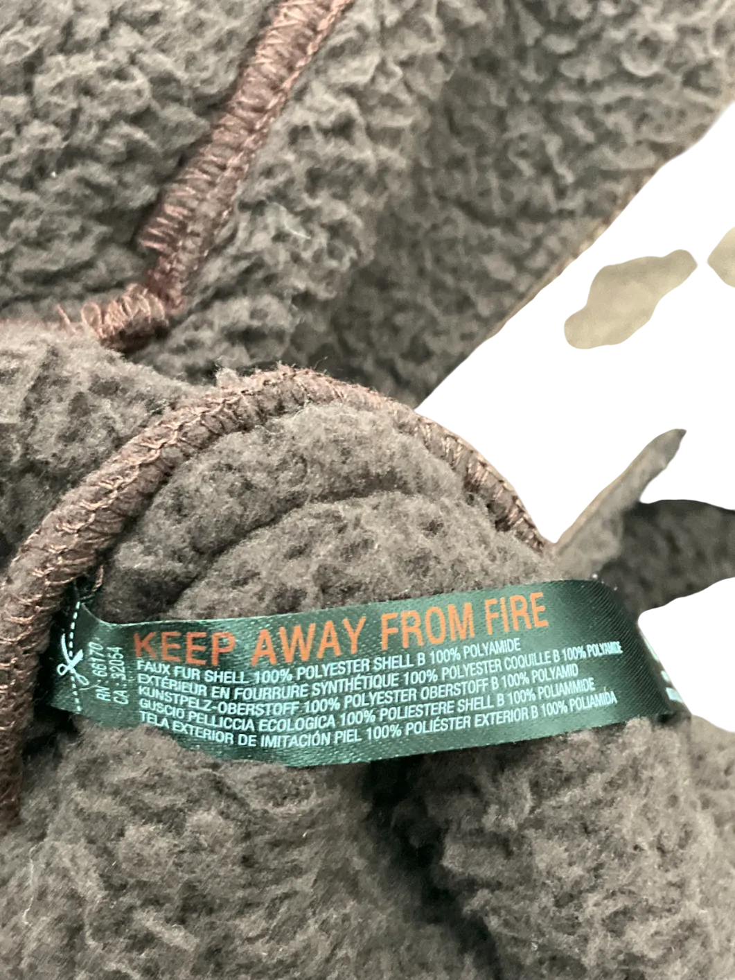 Free People Brown Hit The Slopes Fleece Jacket UK S