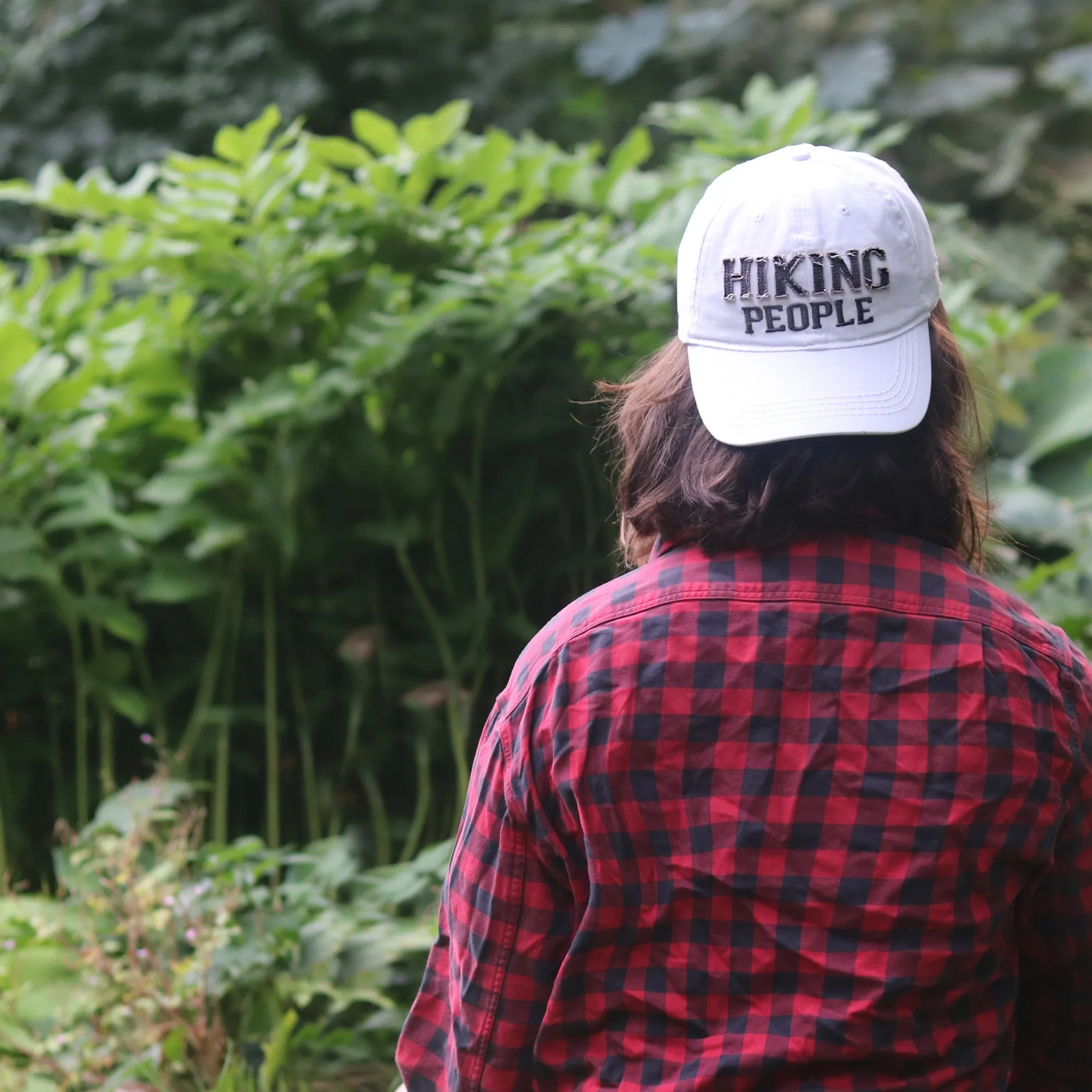 Hiking People Adjustable Hat