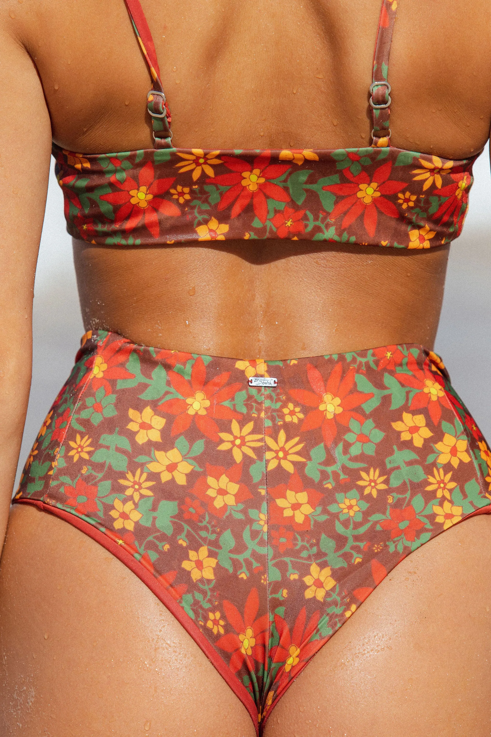 Kailani Top | Reversible | Desert Myrtle & Burnt Orange