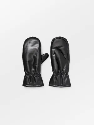 Leather Nylona Mitten