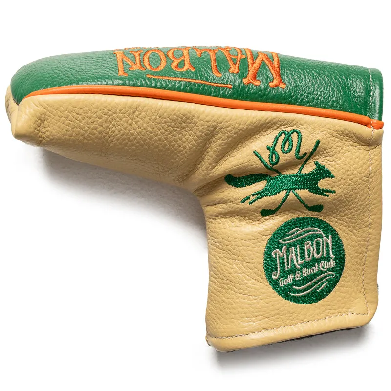 Malbon Golf Hunt Club Blade Putter Cover - Sand