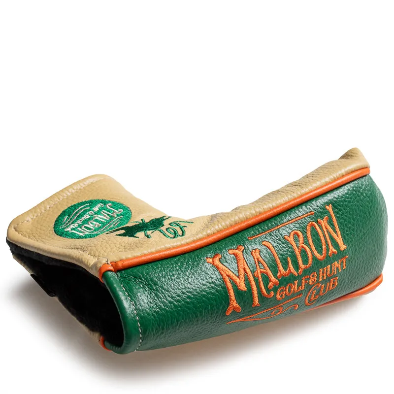 Malbon Golf Hunt Club Blade Putter Cover - Sand