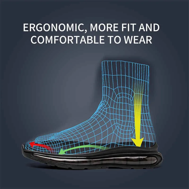 Mens Anti Stab Steel Toe Shoes with Puncture Shock Absorbing Design