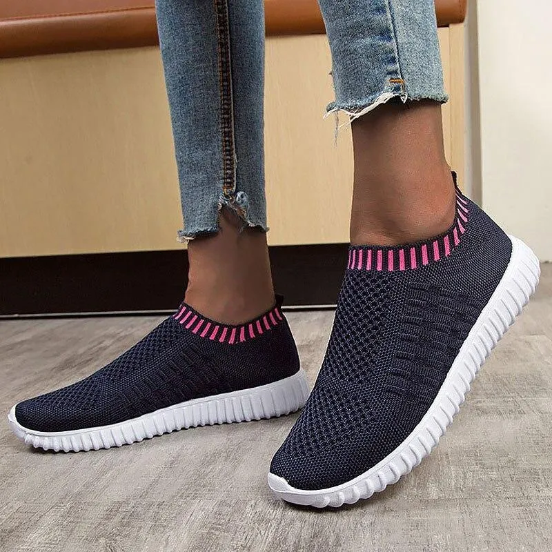 Mesh Round Toe Casual Flats
