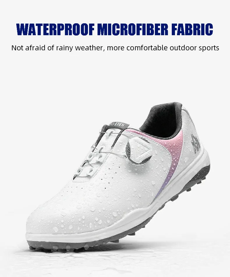 MOEYES M22XZ04 womens waterproof golf shoe high quality luxury brand anti skid golf shoes