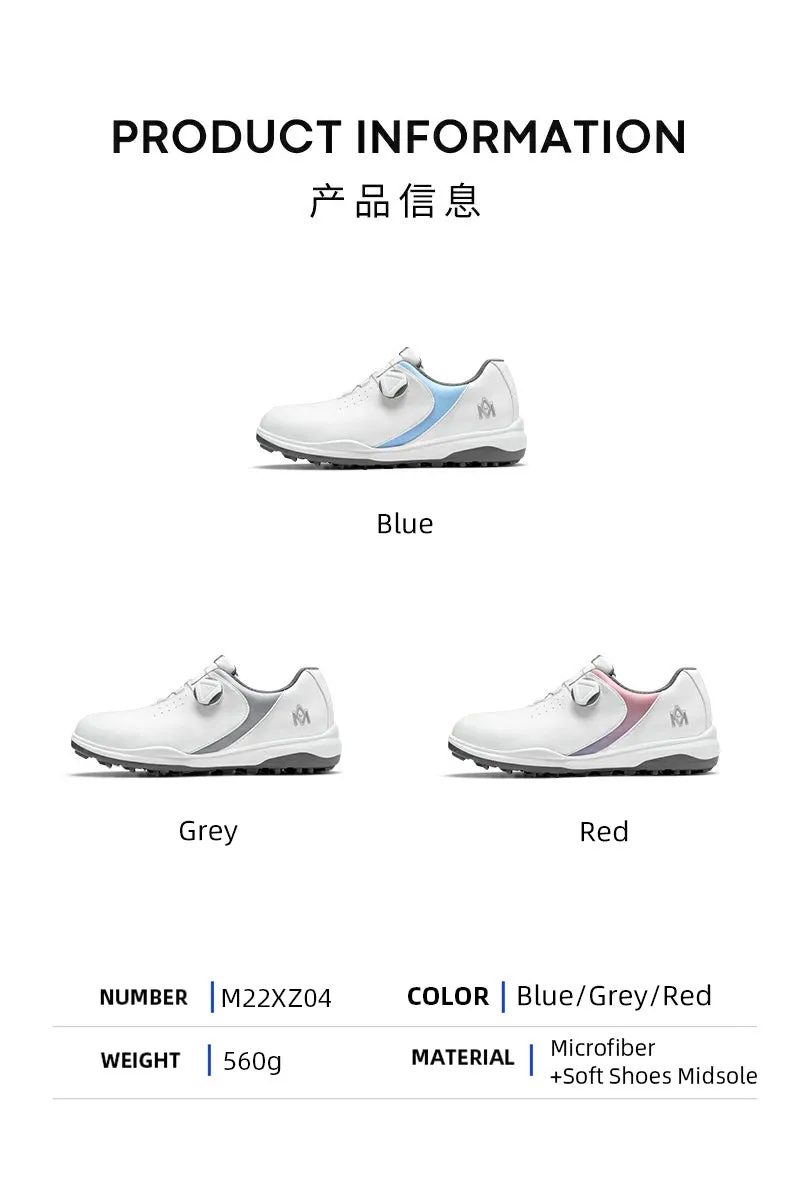 MOEYES M22XZ04 womens waterproof golf shoe high quality luxury brand anti skid golf shoes