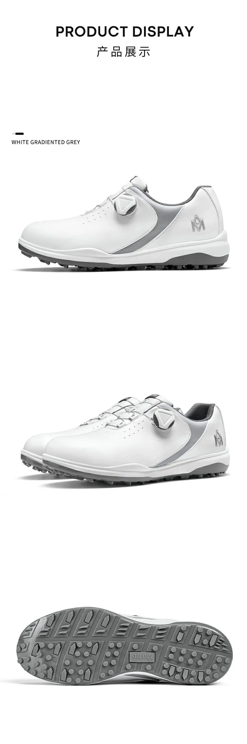 MOEYES M22XZ04 womens waterproof golf shoe high quality luxury brand anti skid golf shoes