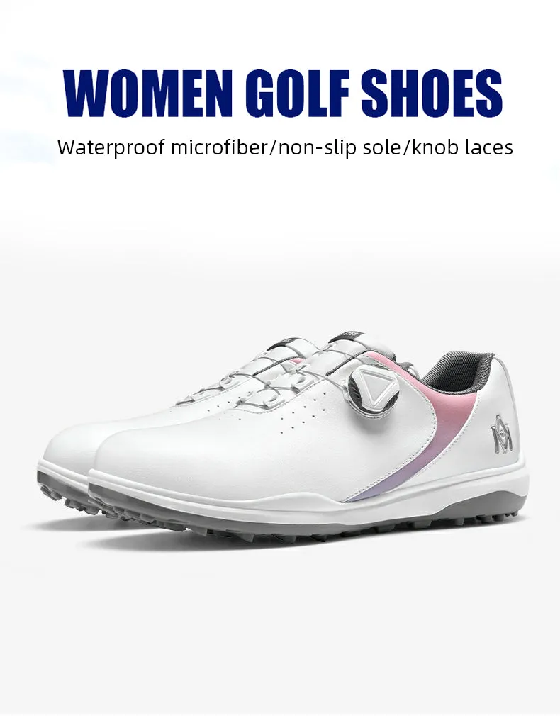MOEYES M22XZ04 womens waterproof golf shoe high quality luxury brand anti skid golf shoes