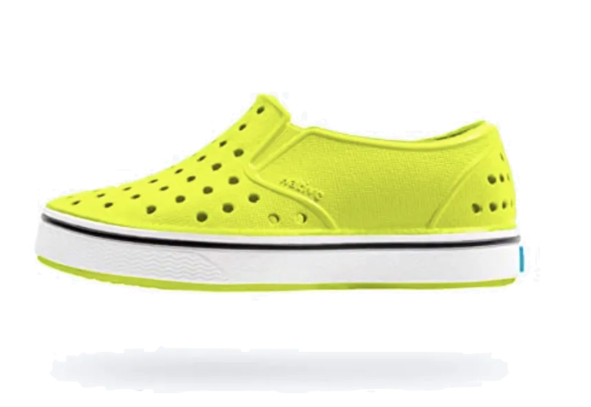 Native - Kids' Miles Shoe - Chartreuse Green