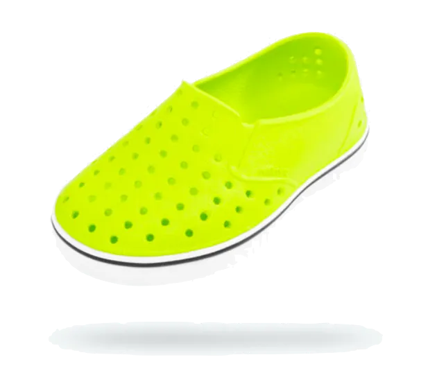 Native - Kids' Miles Shoe - Chartreuse Green