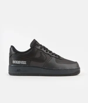 Nike Air Force 1 GTX Shoes - Anthracite / Black - Barely Grey Nike Air Force 1 GTX Shoes - Anthracite / Black - Barely Grey